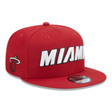 NEW ERA 9FIFTY - Miami Heat Jersey Hook Statement Edition Snapback Hat