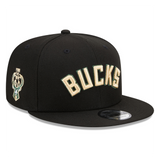 NEW ERA 9FIFTY - Milwaukee Bucks Jersey Hook Statement Edition Snapback Hat